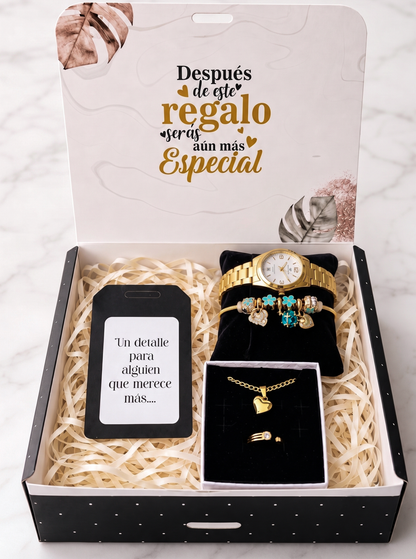 Kit Corazón Dorado 4 en 1