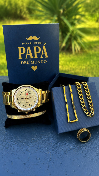 Kit 5 en 1 Men's Gold